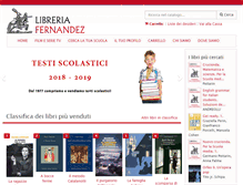 Tablet Screenshot of libreriafernandez.it